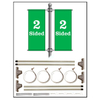 Street Lamp Pole Flag Double-sided Flex Banner Tension system