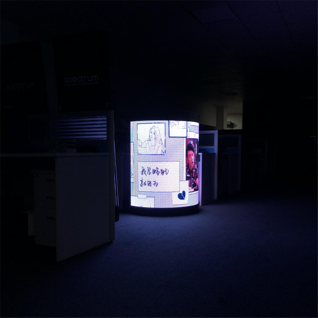 Indoor Flexible Soft LED Module Round Display Board