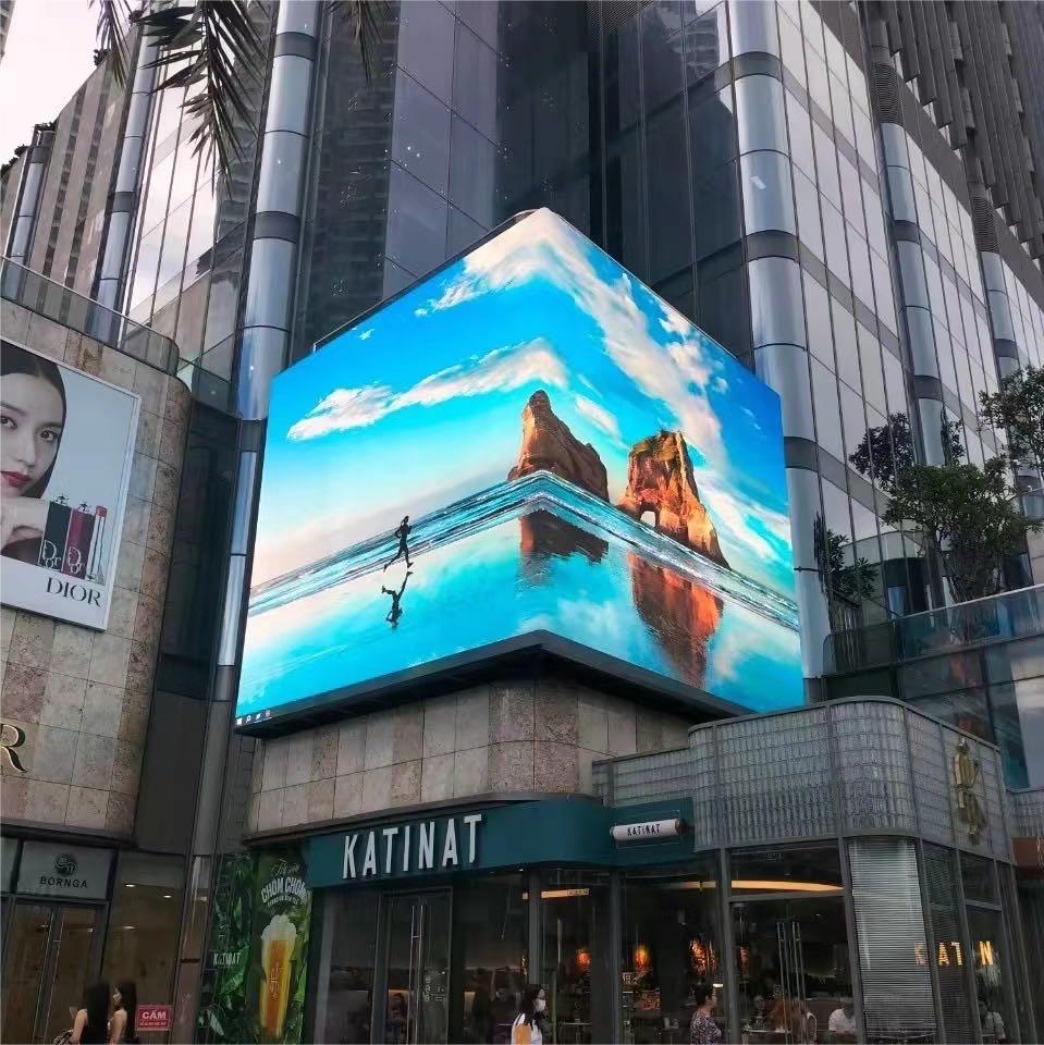 Street Square Road 3D LED Video Display Screen Board