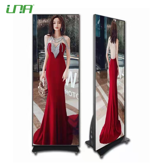 Indoor Free Standing Portable LED Video Poster Digital Screen