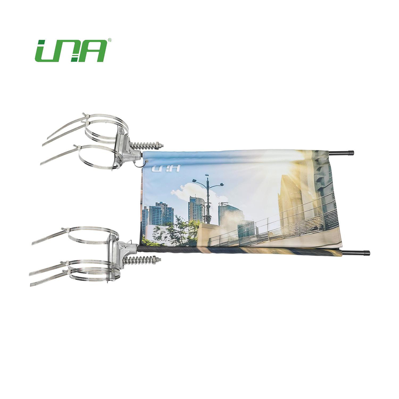 Street Lamp Pillar Two-sided Poster Mechanism Banner Brackets