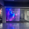 Hanging Transparent Flim Display Holographic 3D LED Poster Screen