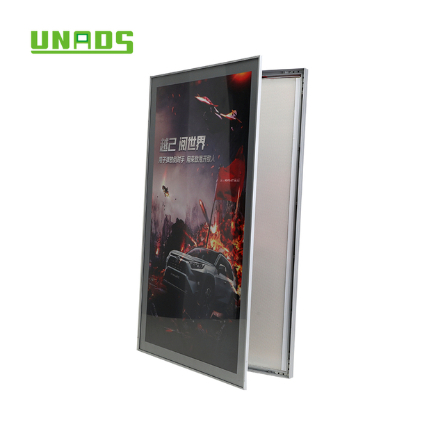 PVC back panel horizontal promotional Magnet LED lightbox