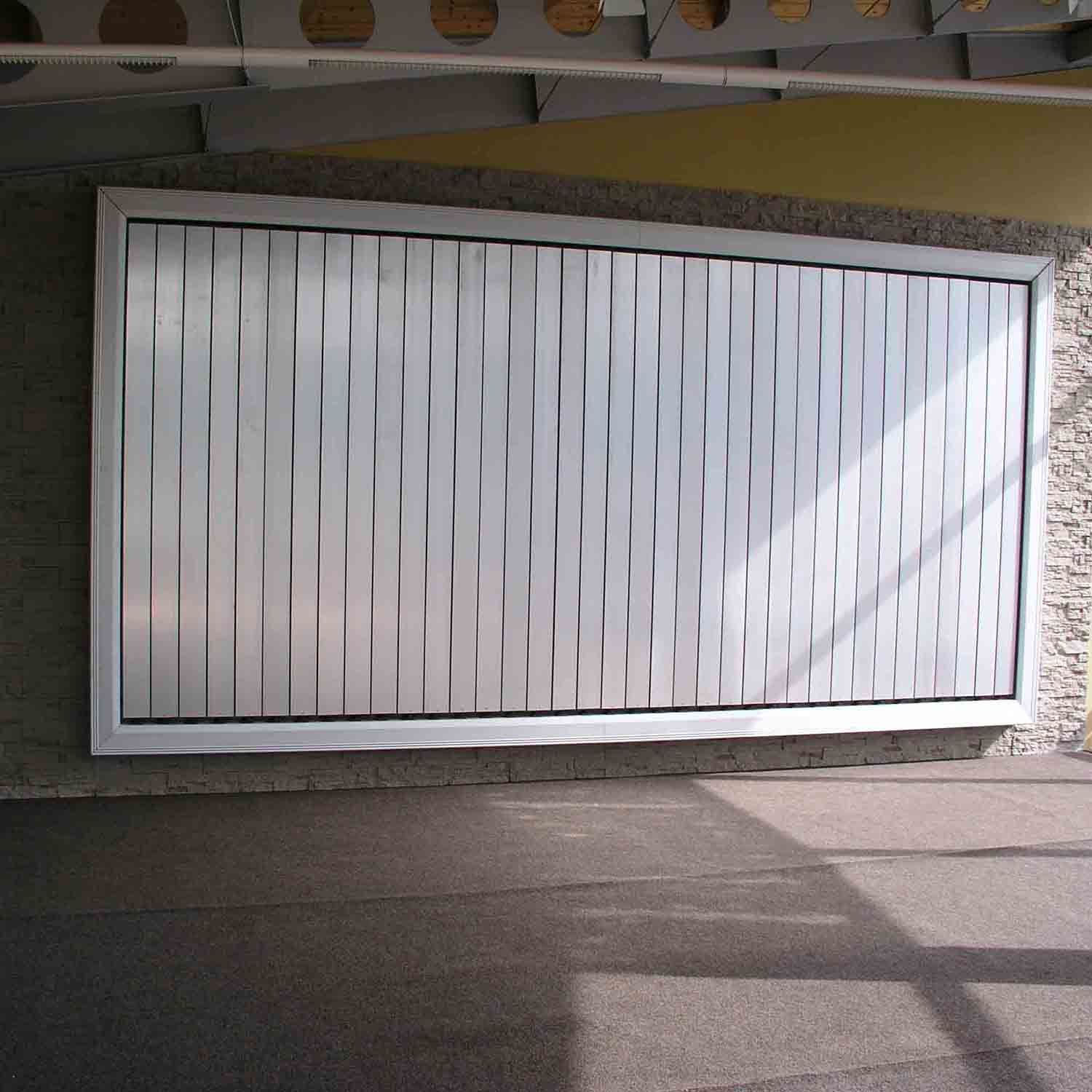 Street Road Texitle Poster Aluminium Triple Prisma Billboard