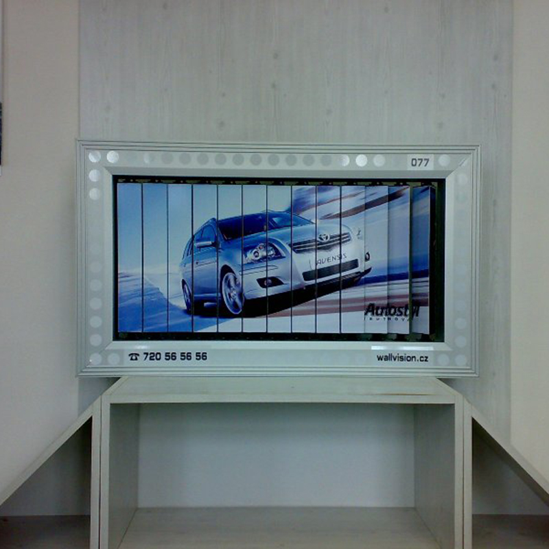 Wind-resistant High Way Advertisement Tri-Vision Rolling Billboard