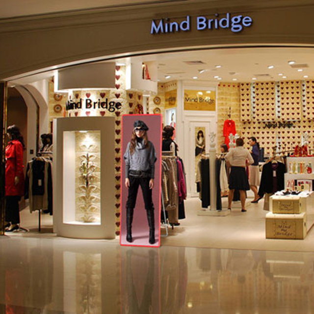 Interior Slim LED Digital Display Poster Video Screen