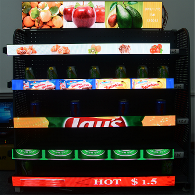 Booth LED Shelf Panel Bar Digital Display Video Screen