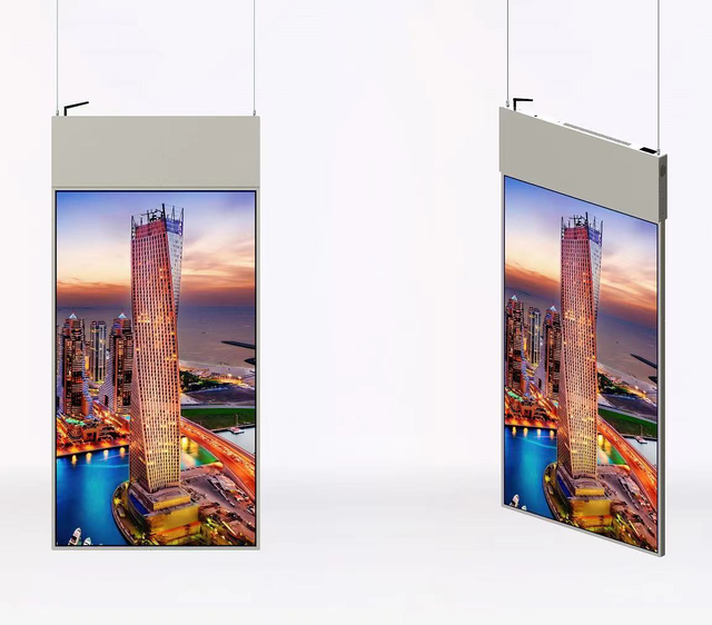 Double-side Hanging Ad 4K LED Digital Screen Video Display