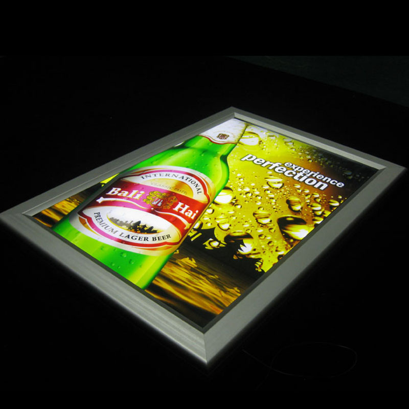 A3 Horizontal Restaurant LED lighted Snap frame Sign