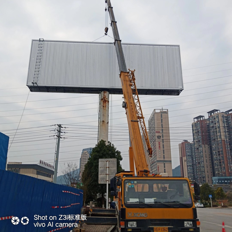 Advertising 3-Sided Aluminium Tri-Display Prisma Filpping Signboard