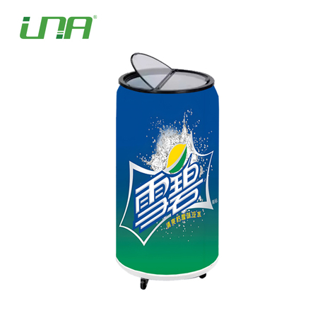 Cola Can Shape P1.86 GOB LED Video Display Screen Panel With Fridge