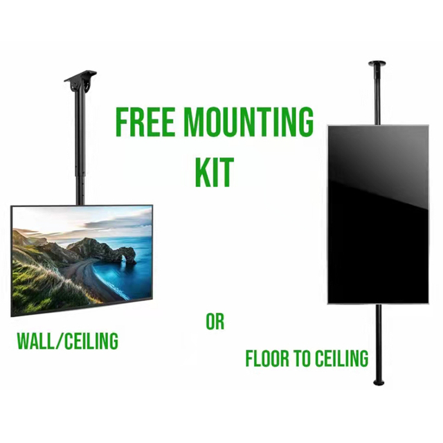 Ceiling Hanging Vertical HD LCD Video Screen Digital Display