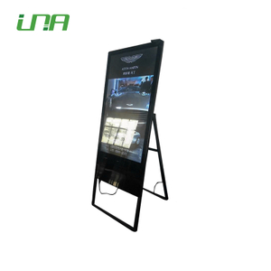 Free Standing Portable LCD Poster Player Advertising Signage