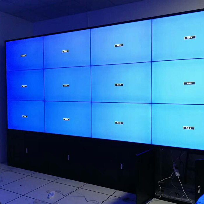 55'' Advertising LCD 1.8mm Bezel Video Screen Display Wall