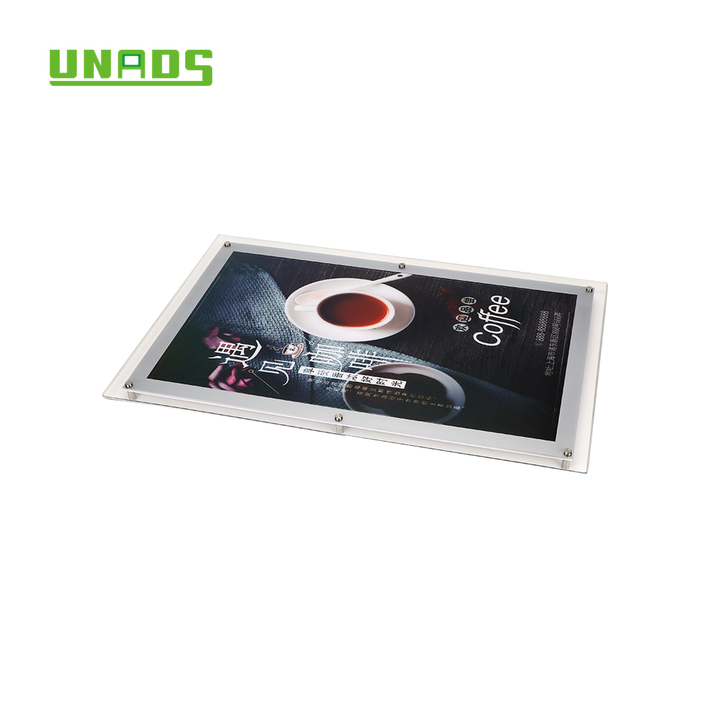 A2 Backlit film Table standing Crystal LED lightbox