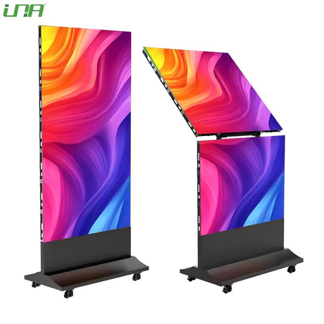 Indoor Top-to-Bottom Foldable Video Display Gob LED Poster Screen