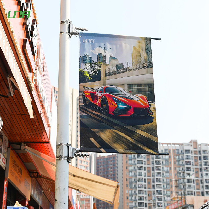 Street Light Post Rust-free Lamp Pole Poster Banner Rack