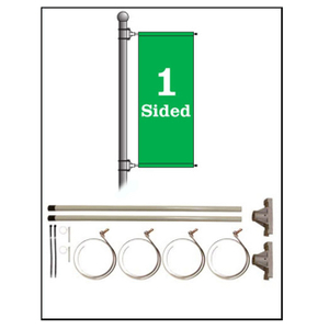 Economic Lamp post One-side Banner mounting equipment