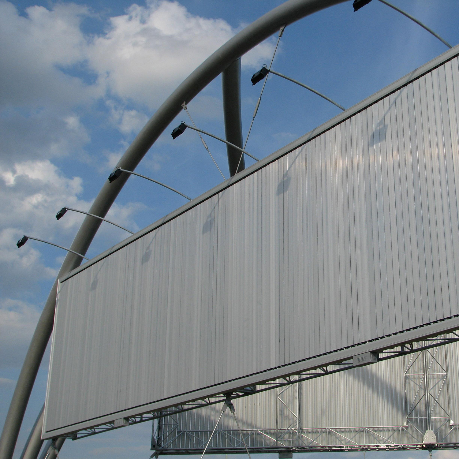 Street Road Texitle Poster Prisma Triple Aluminium Billboard