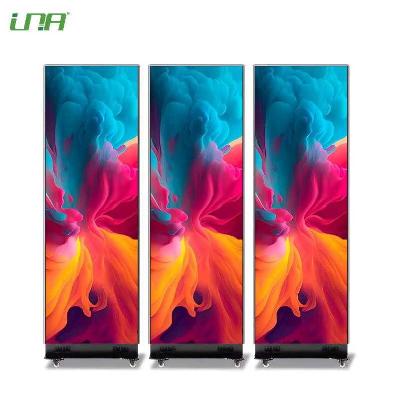 Indoor Top-to-Bottom Foldable Video Display Gob LED Poster Screen