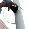 Stainless Zip Ties Light Pole Advertising Printing Banner Arm