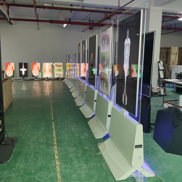 Wifi Network Glass Supermarket Mall Loby Digital Signage