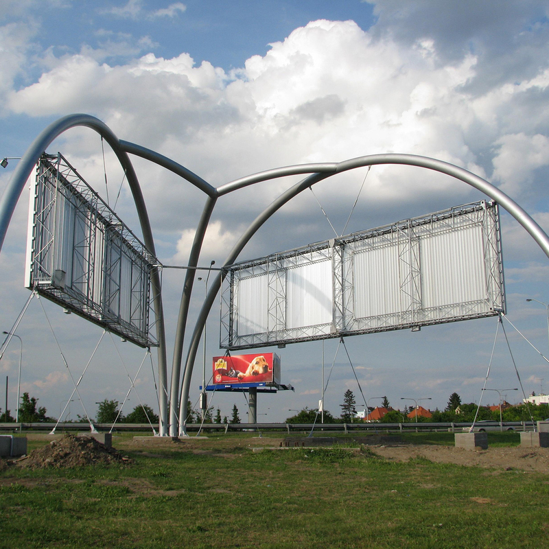 Street Road Texitle Poster Prisma Triple Aluminium Billboard