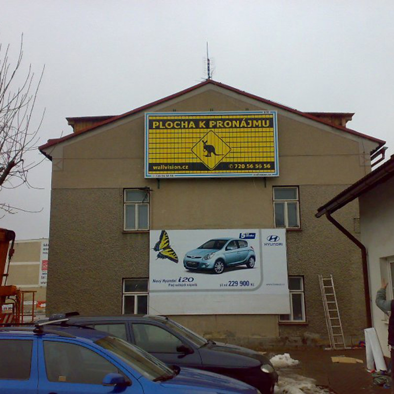 Wind-resistant High Way Advertisement Tri-Vision Rolling Billboard