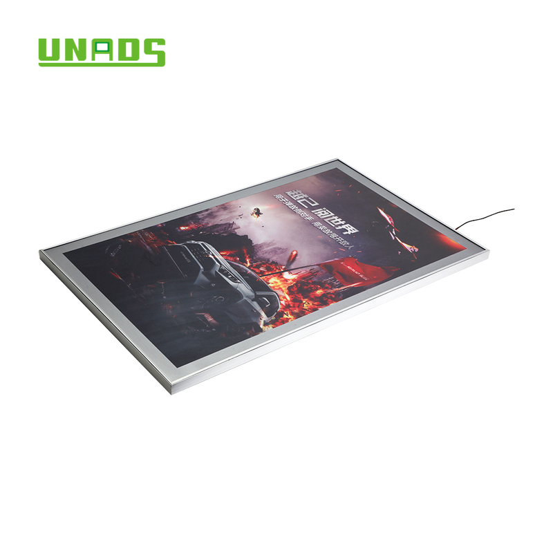 PVC back panel horizontal promotional Magnet LED lightbox