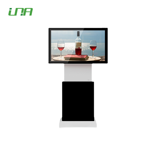 43'' Indoor Rotating Dual Screen LCD Video Display