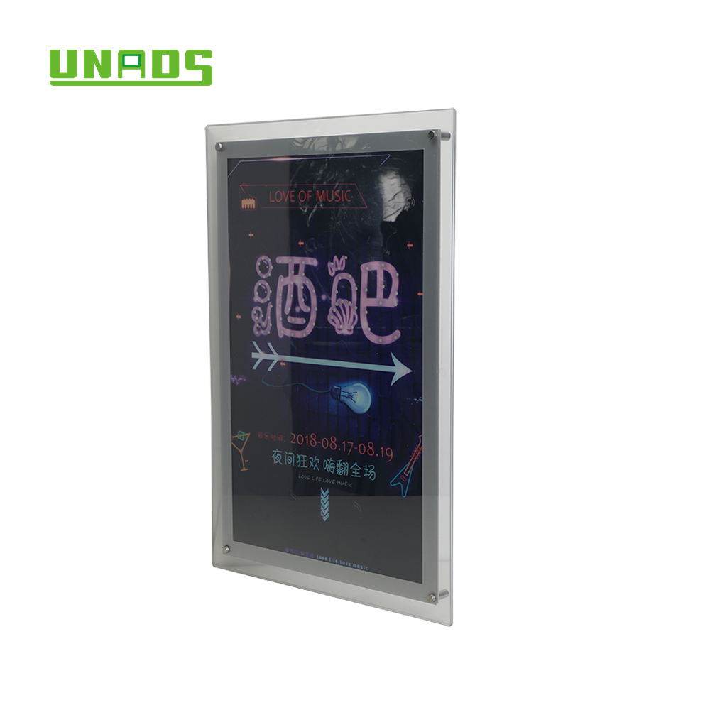 A2 Backlit film Table standing Crystal LED lightbox