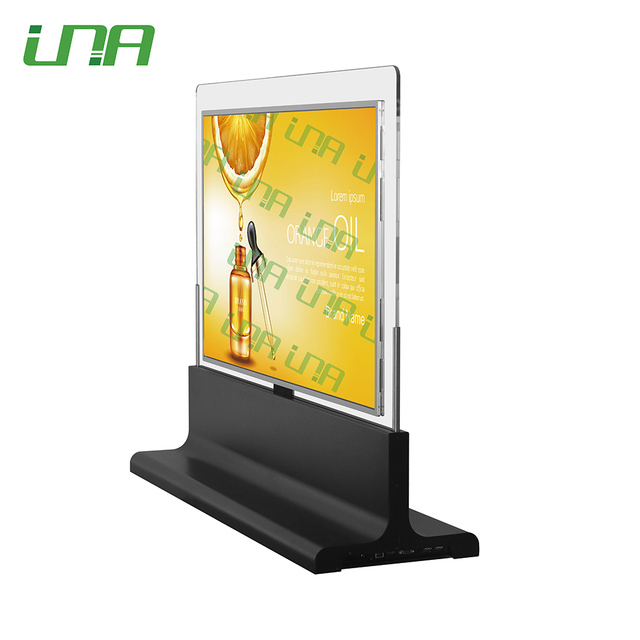 Indoor Advertising Double side Glass LCD Digital Signage