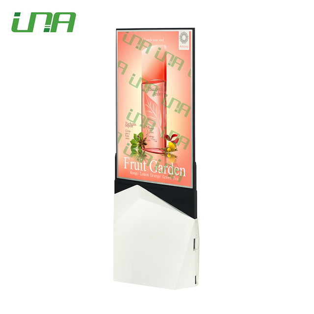 Two-Sided Bar Information Glass LED Display Digital Signage