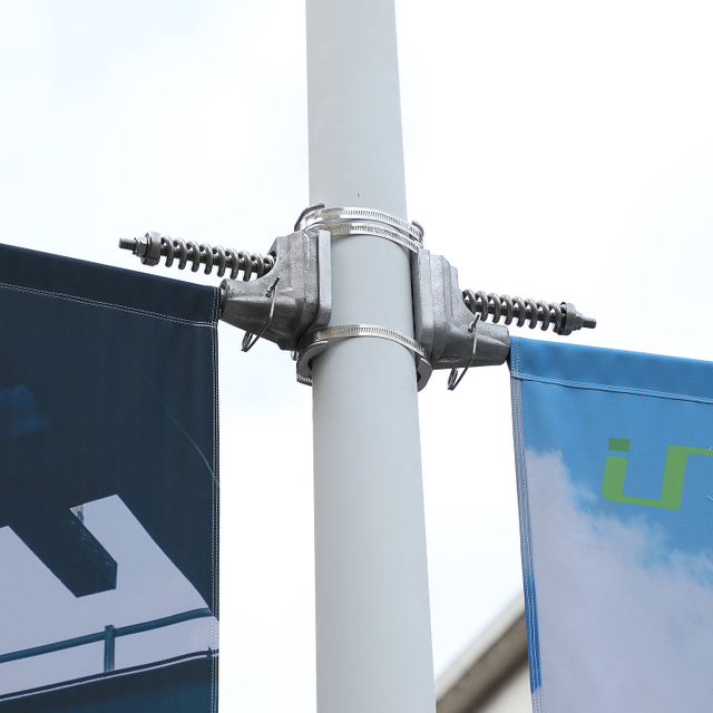 Street Lamp Pillar Two-sided Poster Mechanism Banner Brackets