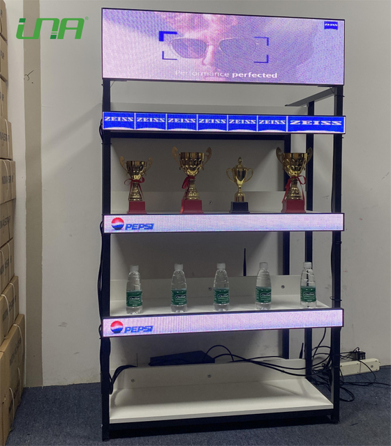 Long Strip LED Video Screen Digital Display for Store Shelf