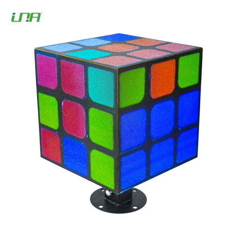 Advertising Magic Cube Hanging LED Video Panel Digital Display