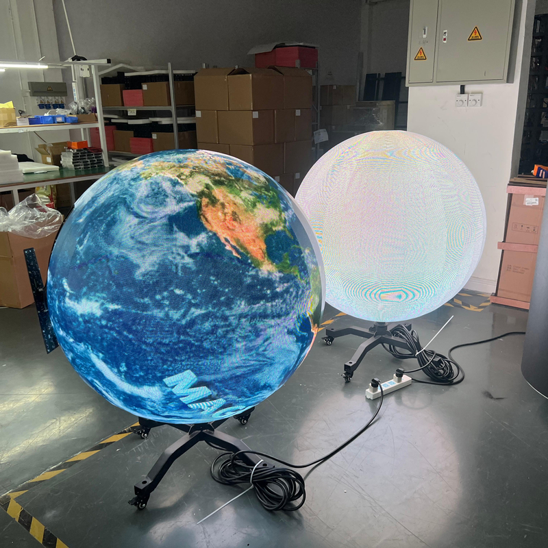 Indoor Advertising Hanging Ball-Shape LED Panel Display Video Screen