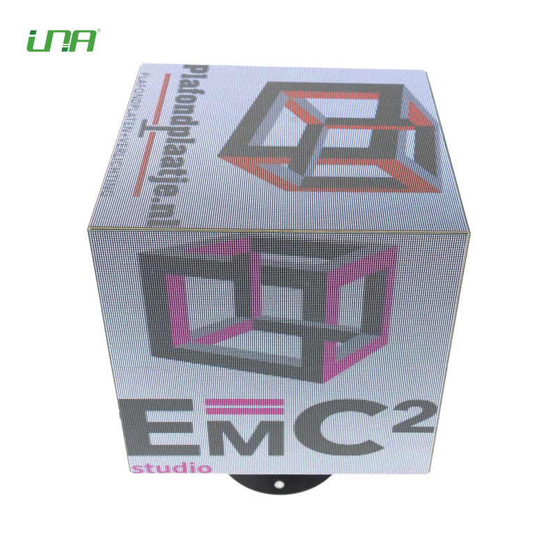 Indoor 5-Side Magic Cube Desk-Standing LED Video Screen for Promotion