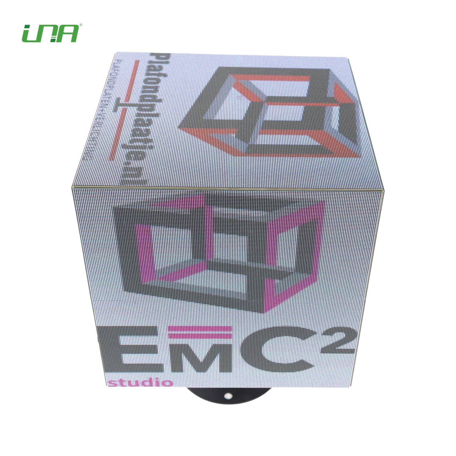 Indoor 5-Side Magic Cube Desk-Standing LED Video Screen for Promotion