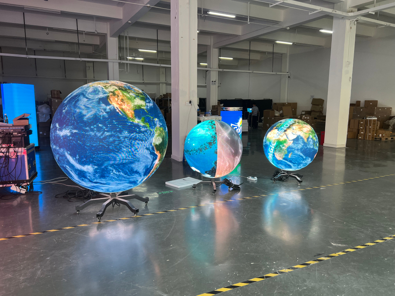 Indoor Advertising Hanging Ball-Shape LED Panel Display Video Screen